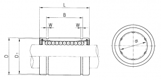 Подшипник Шариковые втулки серии LM Подшипник LM 12 UU по выгодным ценам Железногорск